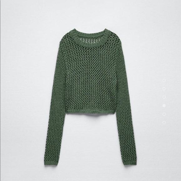 Green knit long sleeve - Picture 2 of 3